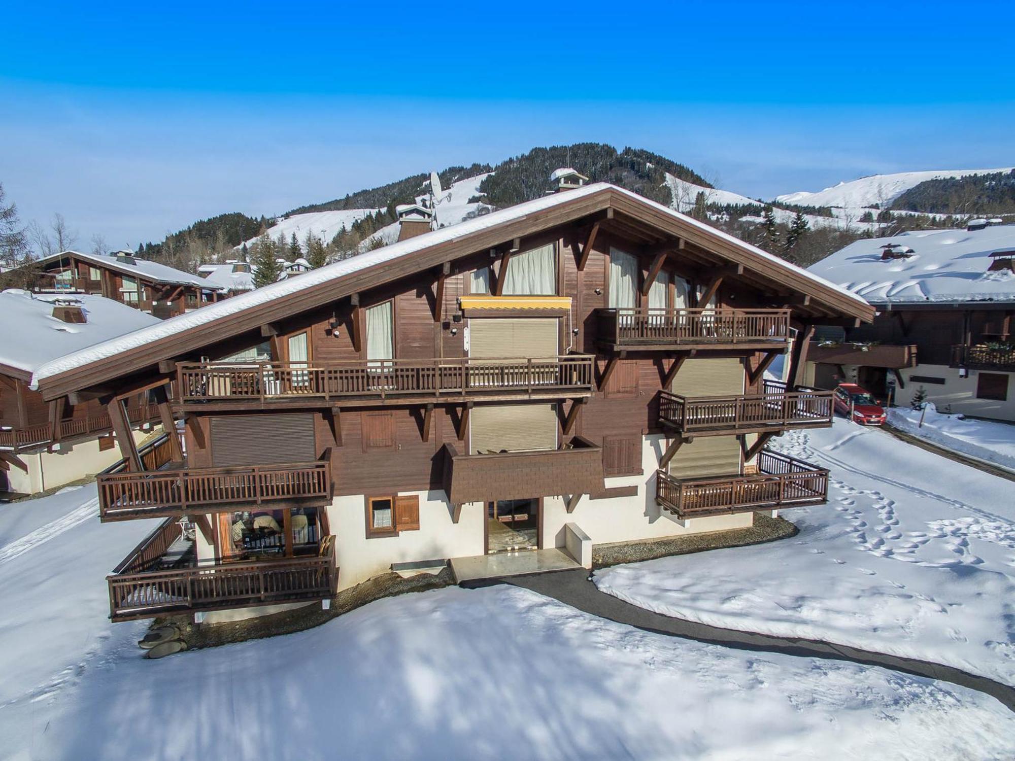 Studio 4 Pers - Balcon - Proximite Pistes Et Golf - Tv - Garage - Animaux Ok - Tennis En Ete - Fr-1-453-82 Megève Exterior foto