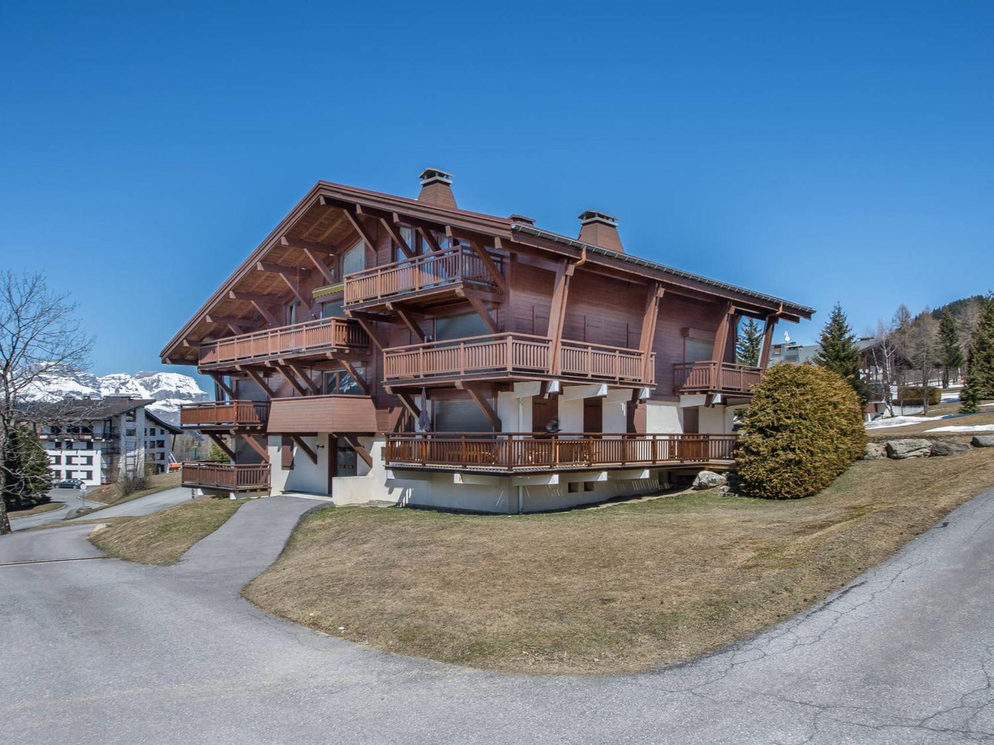 Studio 4 Pers - Balcon - Proximite Pistes Et Golf - Tv - Garage - Animaux Ok - Tennis En Ete - Fr-1-453-82 Megève Exterior foto