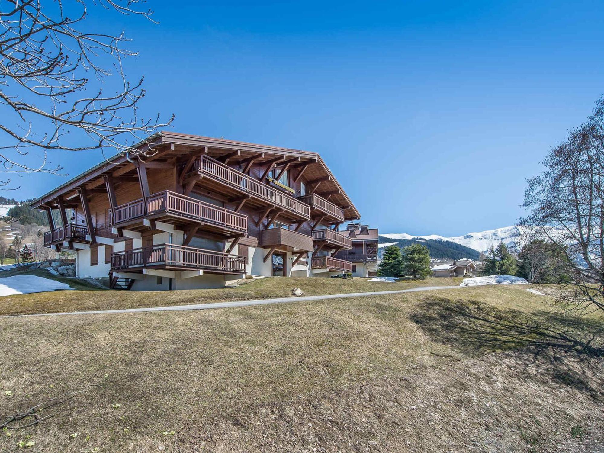 Studio 4 Pers - Balcon - Proximite Pistes Et Golf - Tv - Garage - Animaux Ok - Tennis En Ete - Fr-1-453-82 Megève Exterior foto